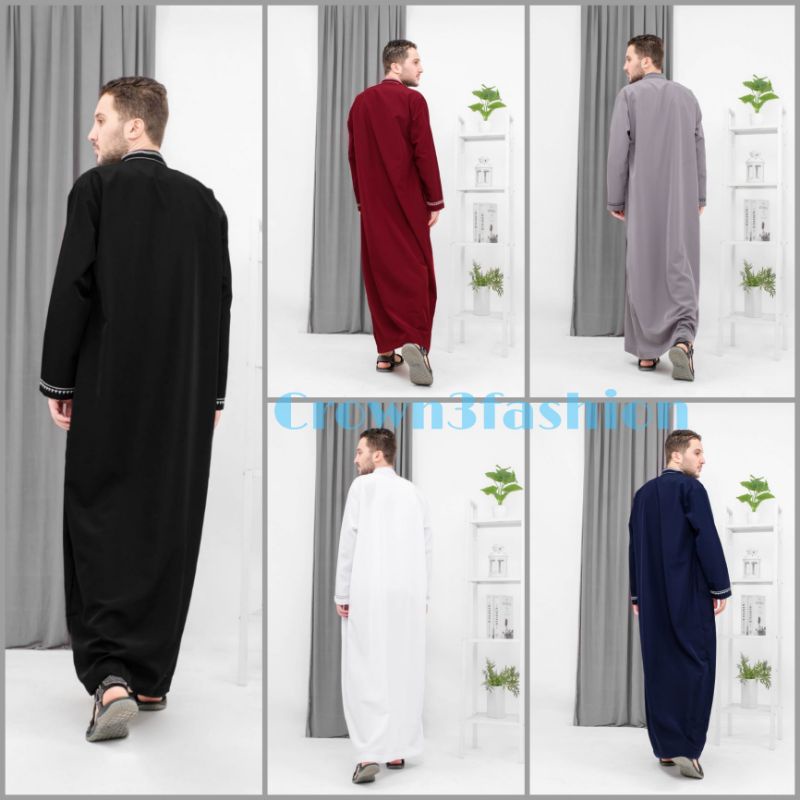 Jubah Pria Pakistan Bordir terbaru bisa COD