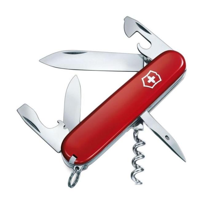 VICTORINOX SPARTAN SWISS ARMY PISAU LIPAT - RED [ORIGINAL] UJKM4125VB