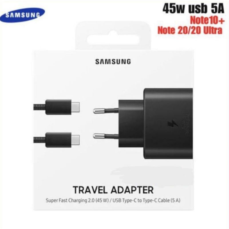 Charger Samsung  Tipe C to Tipe C Original Fast Charging 25W/45W