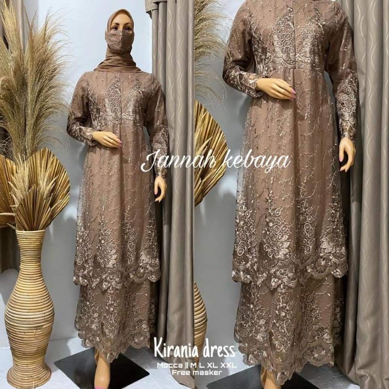 GAMIS ORIGINAL/GAMIS TINGKAT /KIRANA DRESS/BY JANNAH