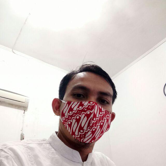 Masker Kain Batik 2 Lapis Balita Anak-anak (1 - 7 Tahun) Nyaman Dan Aman