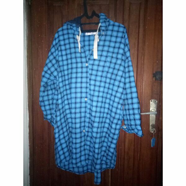 Flannel Hoodie Oversize