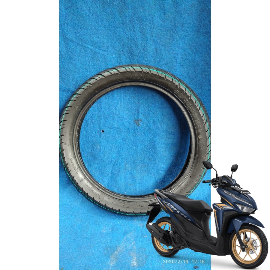 BAN ALL NEW VARIO 125 NON TUBLES DEPAN UKURAN 80/90 RING 14 MERK FEDERAL FT235