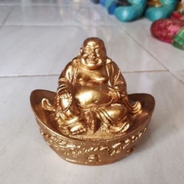 Patung Budha Tertawa/Budha Tertawa Gold