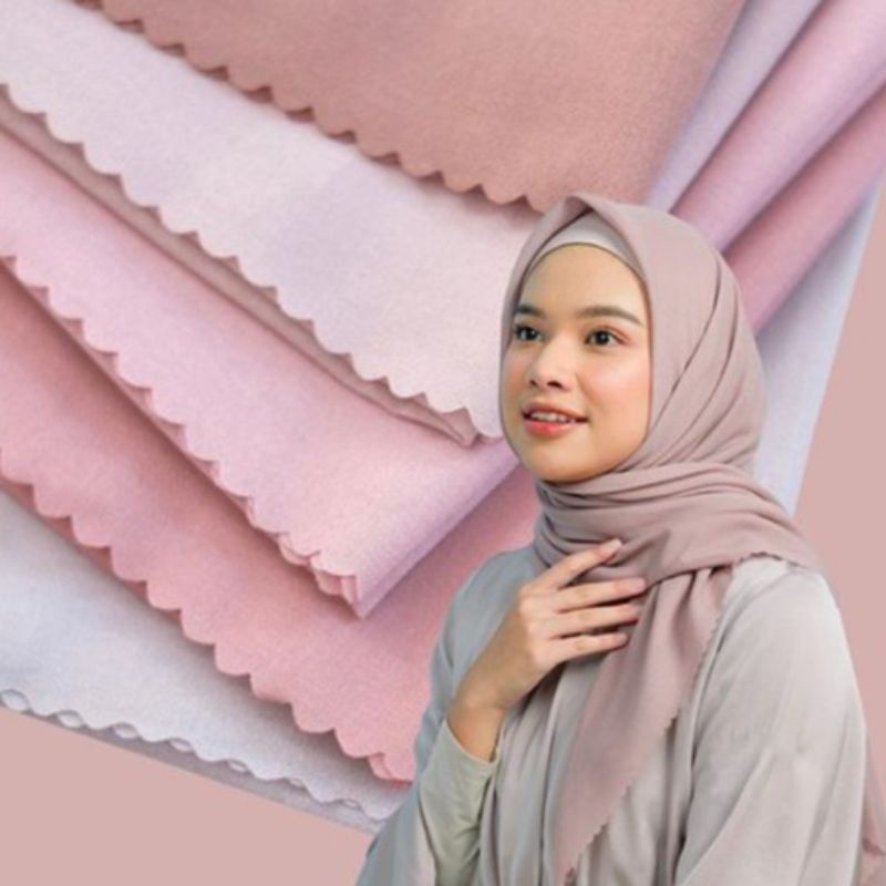 Hijab Lusercut Segiempat Pollycutton