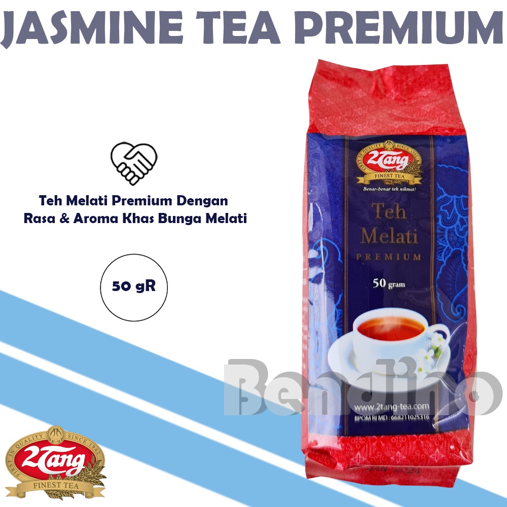 

Teh 2Tang Premium Jasmine Tea 50 gram - Teh 2 Tang Aroma Melati 50gr - Finest Tea 50gram 50 gr Bubuk