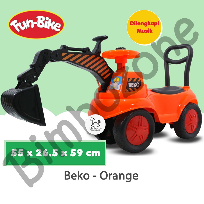 Bimbozone - Mainan Anak Motor motoran Toy Vehicle - Fun Bike VESPA BEKO