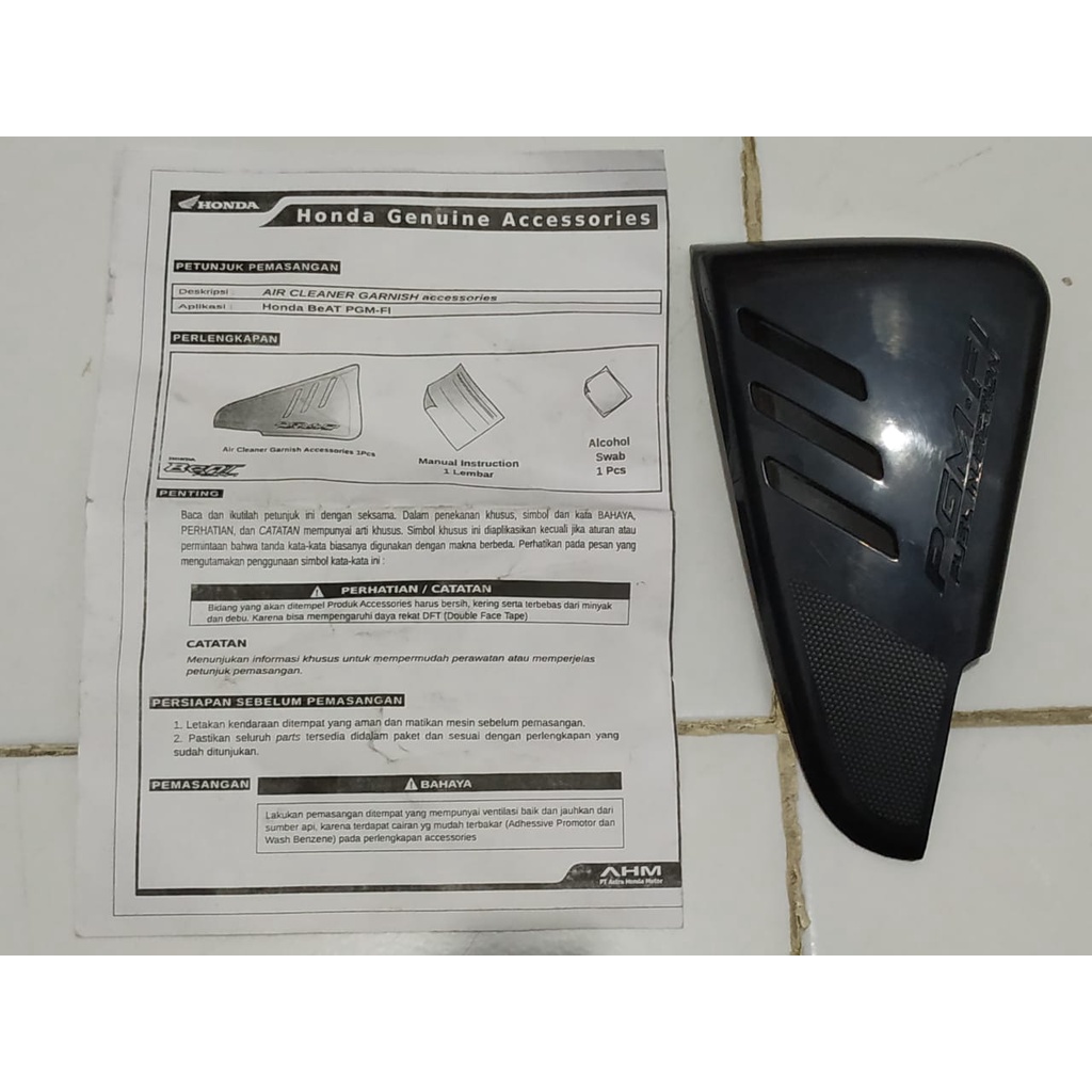 Air Cleaner Garnish Original motor Honda Scoopy &amp; Beat PGMFI