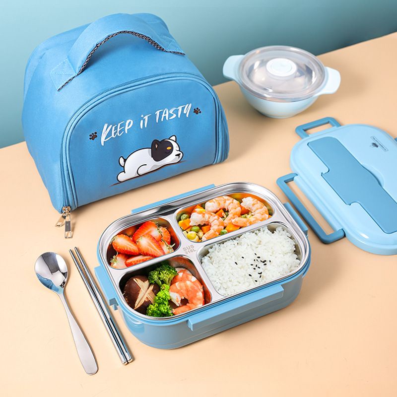 Jual IBEX KIDS Nordic Lunchbox Steinless Set Lunchbag Bento Box Anak ...