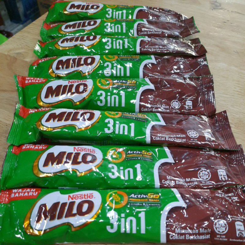 

Milo 3in1 Malaysia Sachet