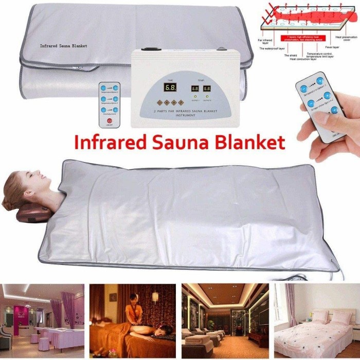 sauna blanket slimming body selimut sauna pengurus buang lemak detox