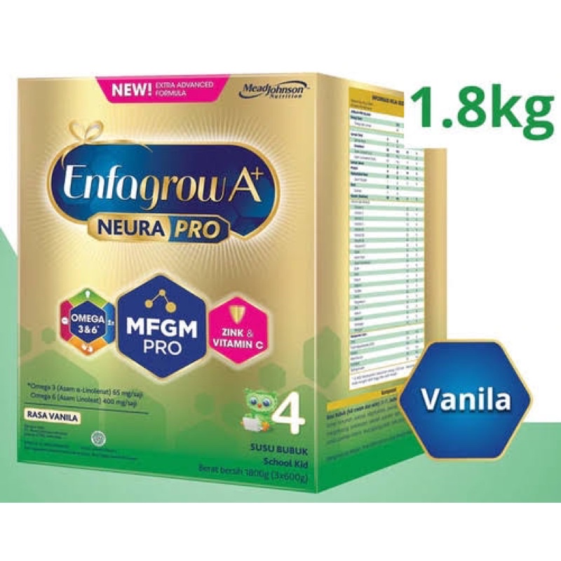 enfagrow tahap 4 vanilla