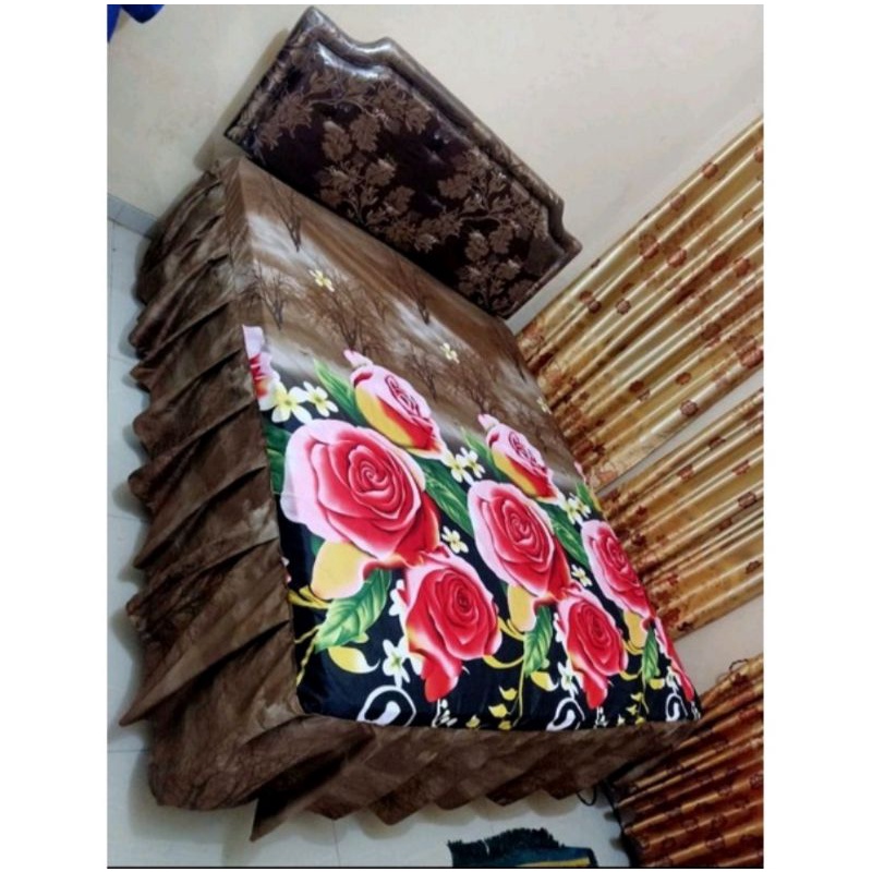 popular sprei renda sprei rumbai sprai seperei bahan nyaman 180x200 ukuran sprei no 1/king murah