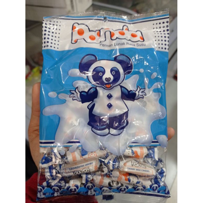 Permen susu Panda kemasan plastik