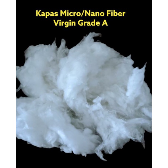 [ PROMO ] Kapas Nanofiber/Microfiber/Bulu Angsa Sintetis ( 1 KG )