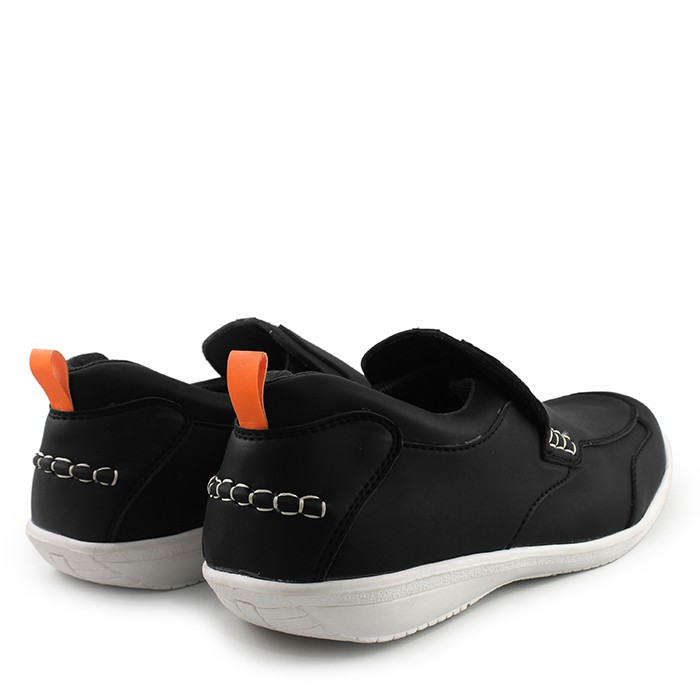 Sepatu Casual Pria Walkers Boston Slop Black