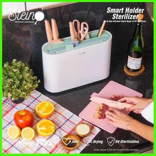 Steincookware Smart Holder Sterilizer Talenan &amp; Pisau Smart Holder Sterilizer