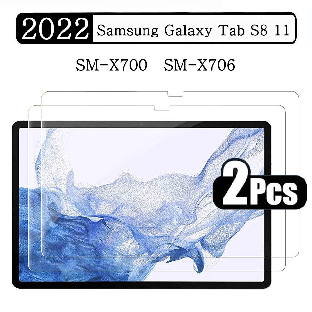 Pelindung Layar Tempered Glass Untuk Samsung Galaxy Tab S8 + Plus 11 12.4 2022 SM-X700 / X706 SM-X800 / X806