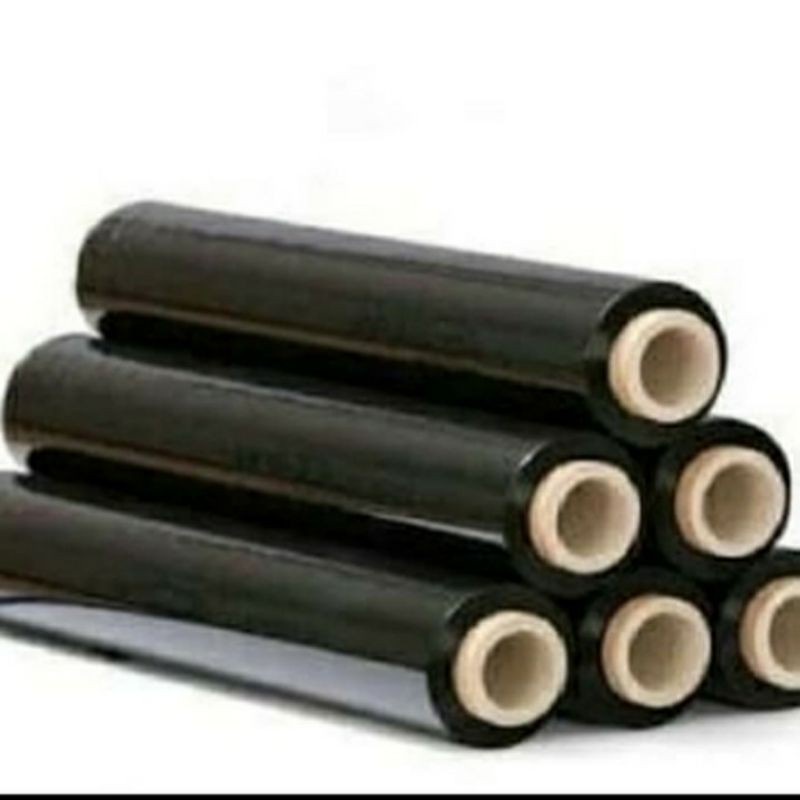 Plastik Wrap / Plastik Wrapping Hitam 50CM X 250M BATAM