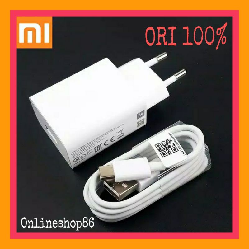 Charger Xiaomi Redmi 9T Original USB Type-C