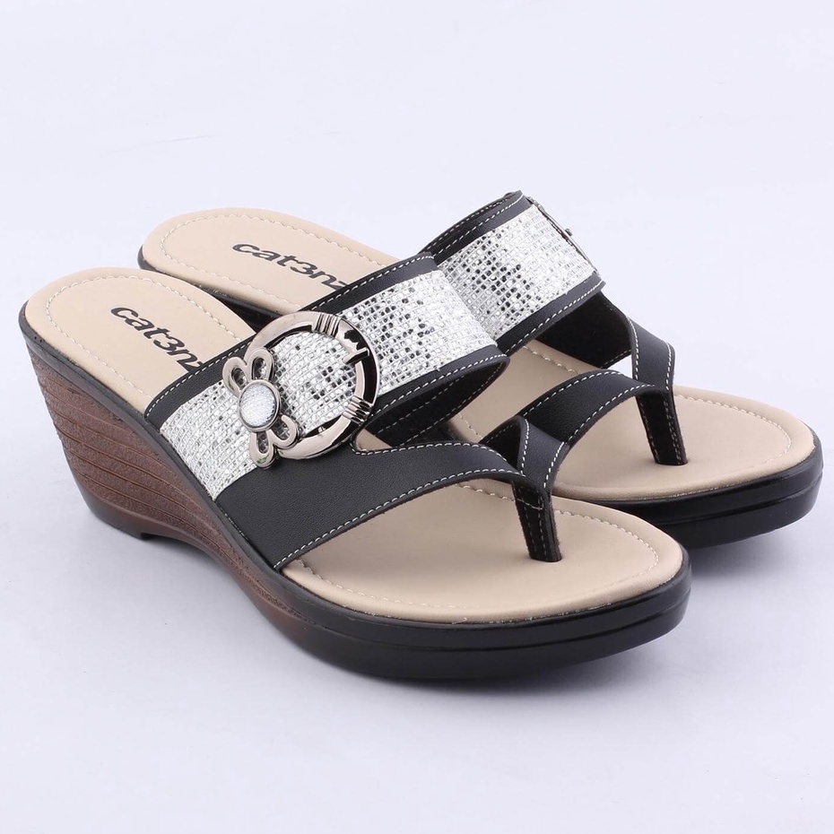 Wedges Heels Wanita - Sandal Crocs Wanita - Sendal Pesta