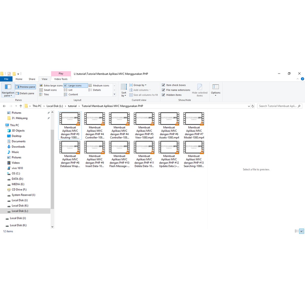 DVD Tutorial Membuat Aplikasi MVC Menggunakan PHP