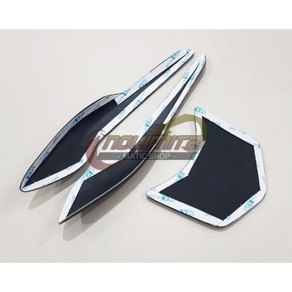 Cover Pelindung Behel Begel Carbon Kevlar Honda PCX 150 Lokal