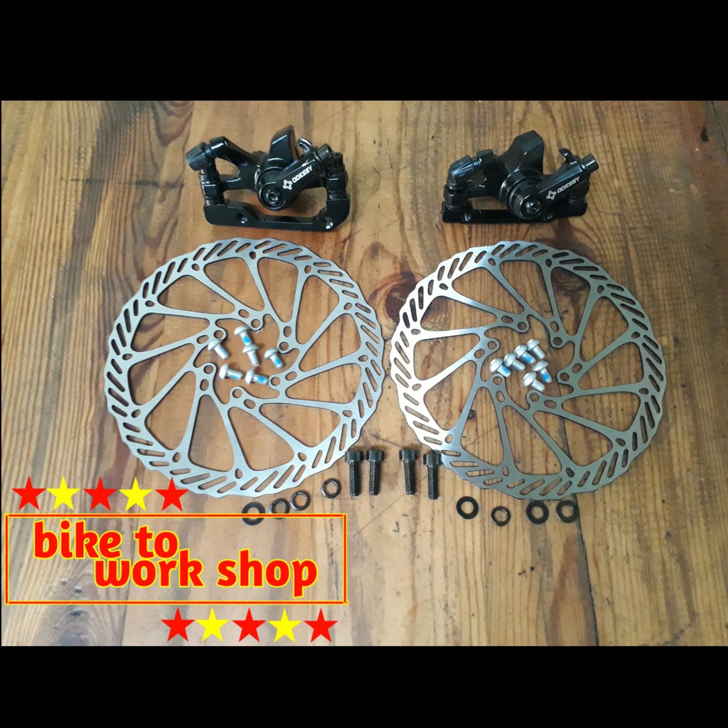 REM CAKRAM SET DISC BRAKE ODESSY SEPEDA LIPAT / MTB / BALAP