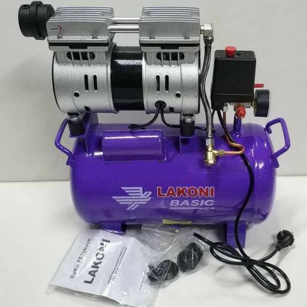 Mesin Kompresor Lakoni Basic 25S - Kompresor Oilless 550 W 3/4 HP