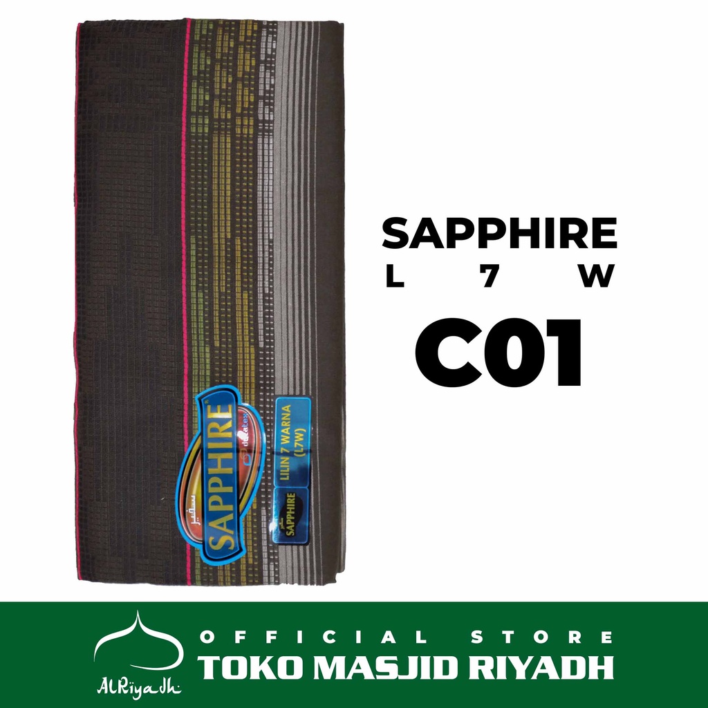 Sarung Sapphire Motif L7W Lilin 7 Warna