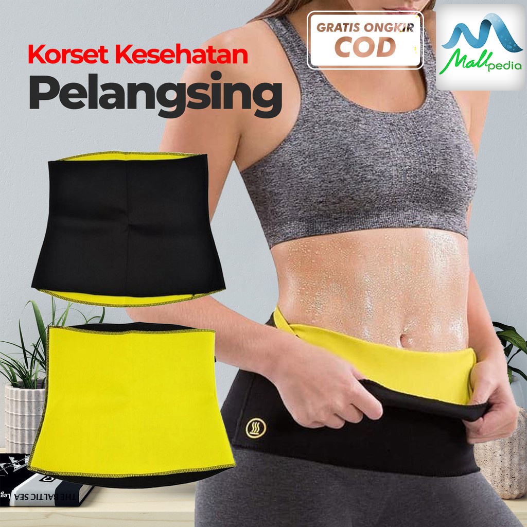 Vipro Korset Neotex Original Korset Pelangsing Perut Hot Shapers Pakaian Olahraga Korset Pembakar Lemak MPRO1