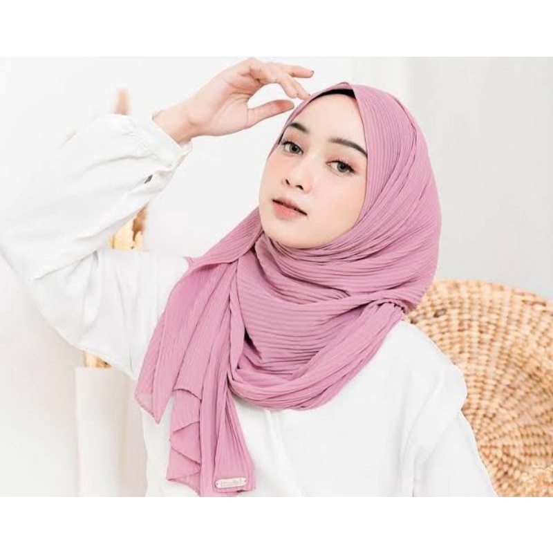 Pashmina Plisket Ceruty / Pashmina Full Plisket Ceruty