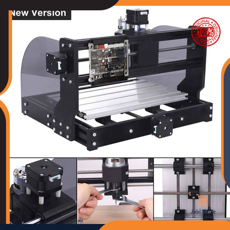 Mesin Grafir  Engraver Printer CNC 3018 Pro 3D Ukir Laser Engraving Gravir Alat Cutting Akrilik List
