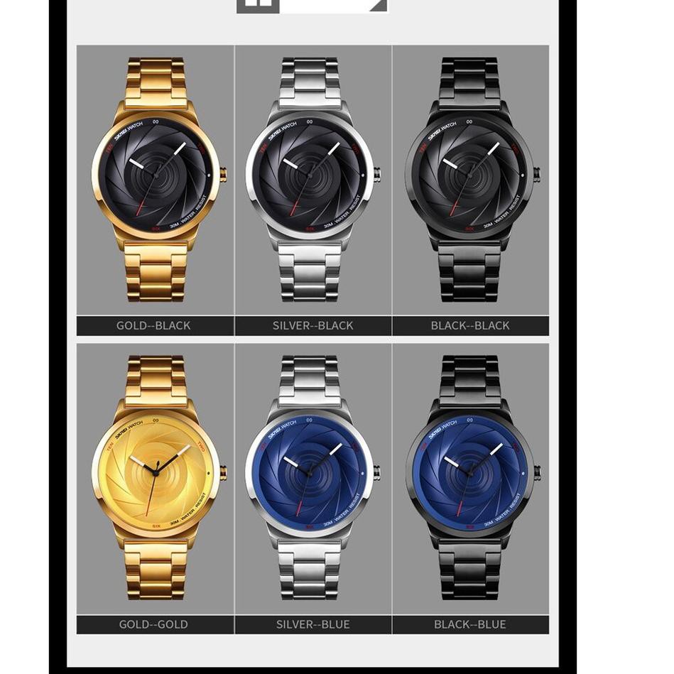 Harga Spesial - Jam Tangan Pria / SKMEI 9210 Analog / Jam Tangan Stainless Analog Original / SKMEI