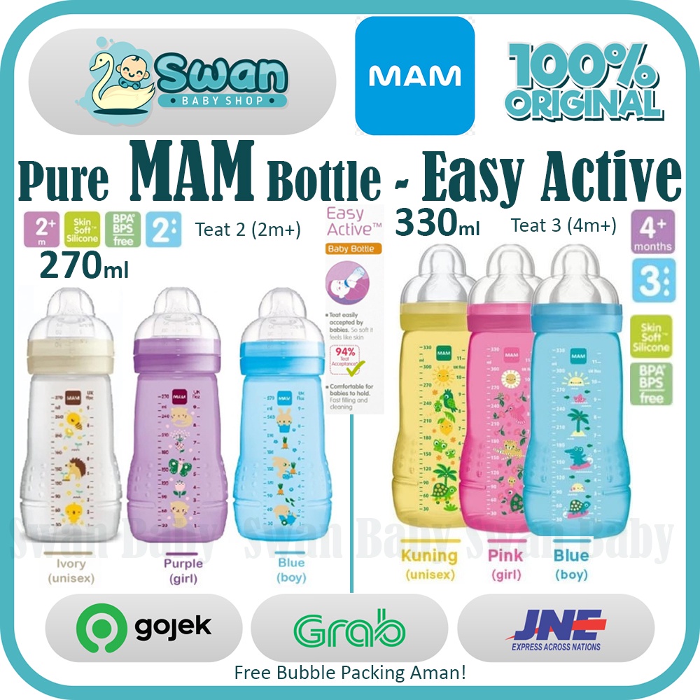 MAM Easy Active Bottle / Pure MAM / Botol Susu Bayi