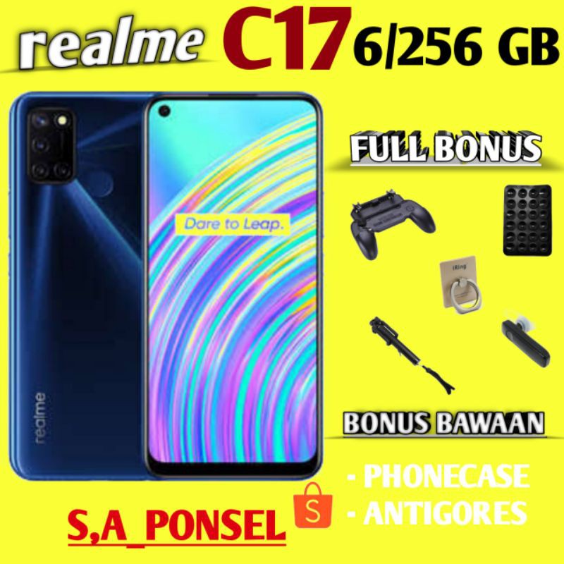 REALME C17 6/256 GB GARANSI RESMI REALME