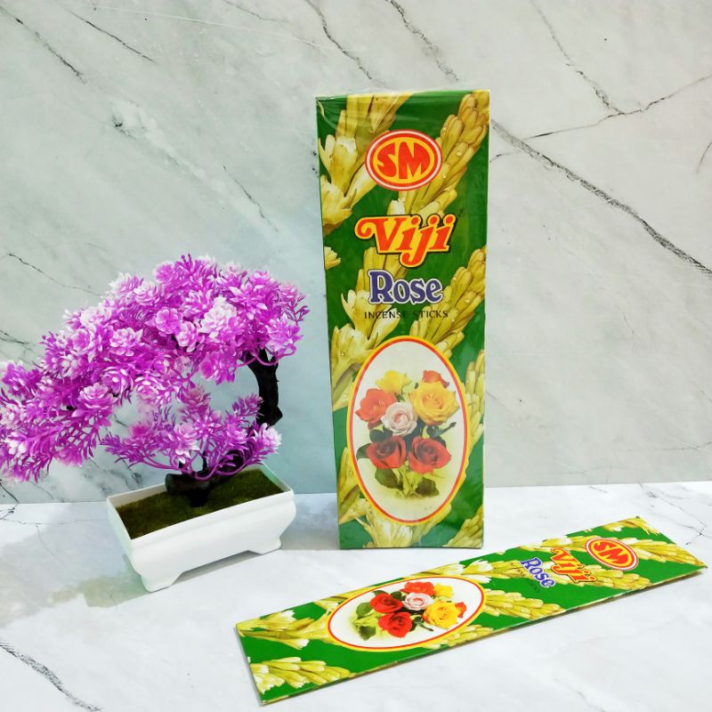 Dupa India Aromaterapi Viji SM Rose Box