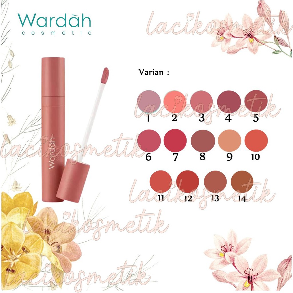 ✨LACIKOSME✨ WARDAH COLORFIT VELVET MATTE LIP MOUSSE - LIP CREAM VELVET WARDAH BPOM