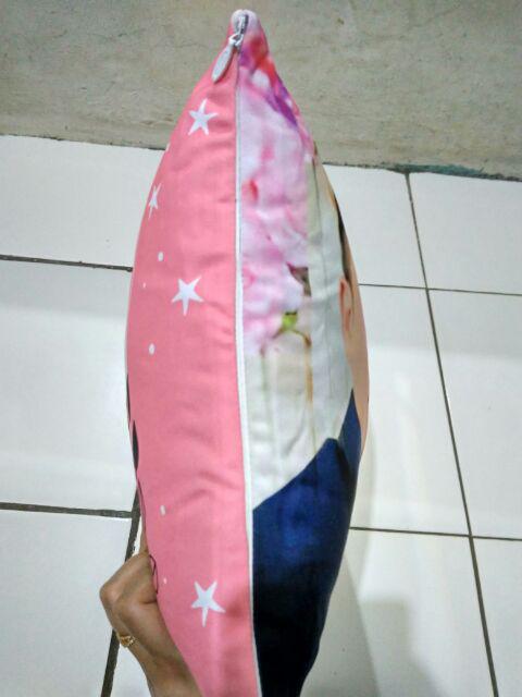 Bantal Custom Design Foto Cetak 2 Sisi