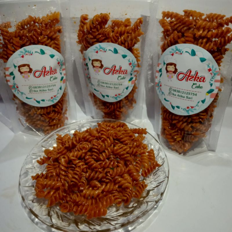 

makaroni sepiral pedas