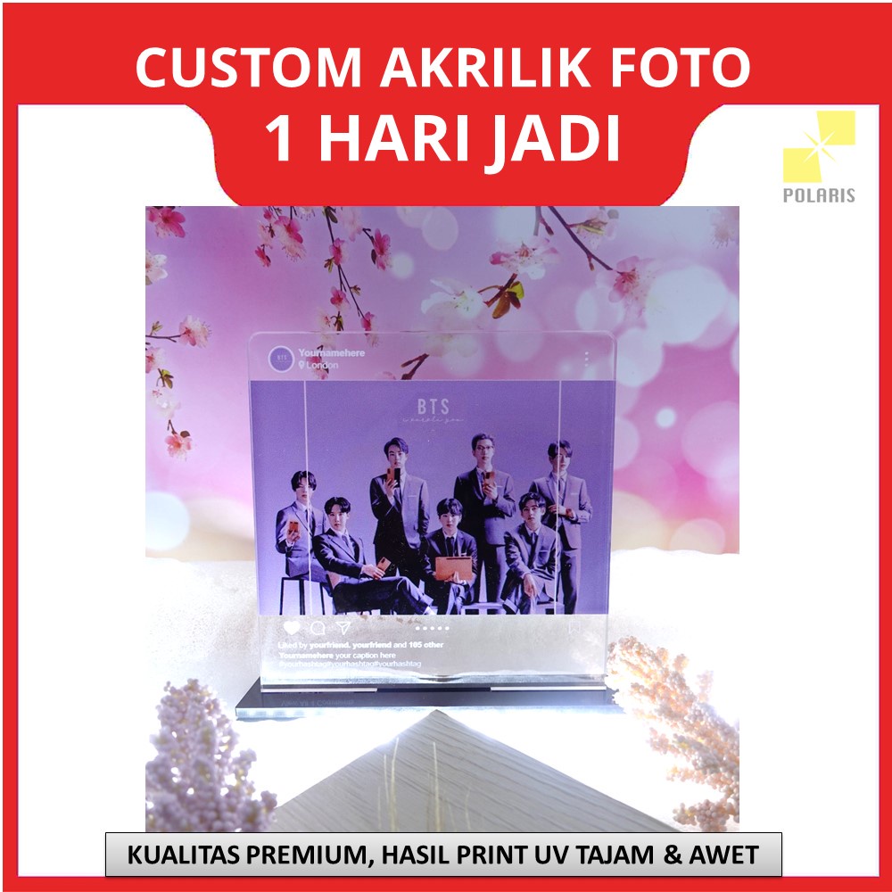 CUSTOM FOTO AKRILIK KADO ULANG TAHUN BIRTHDAY AESTHETIC - ACRYLIC PRINT UV GIFT GRADUATION KELULUSAN WISUDA - HADIAH FOTO UNIK PERNIKAHAN WEDDING ANNIVERSARY