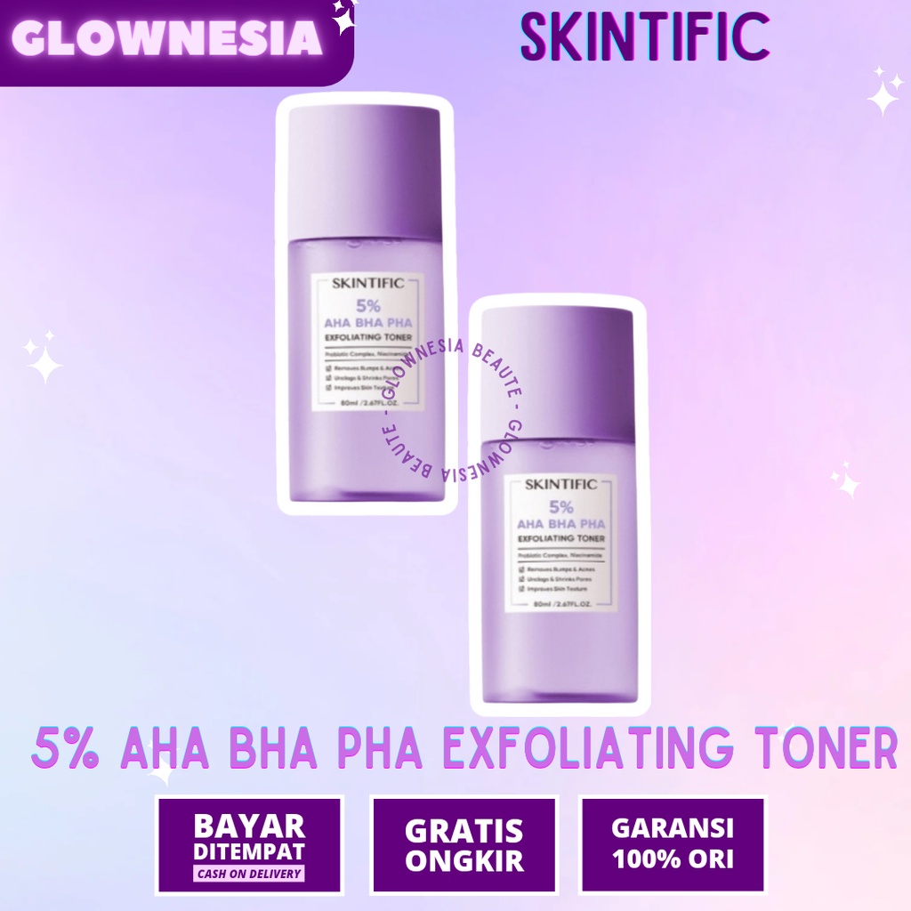 Jual SKINTIFIC - 5% Aha Bha Pha Exfoliating Exfoliate Toner BPOM ...