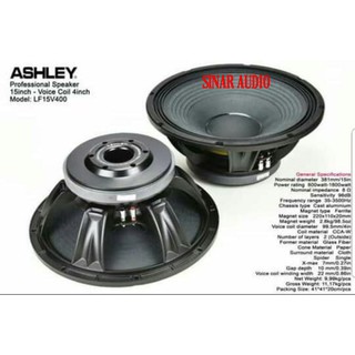 Speaker Ashley LF15V400 lf15v400 15v400 Garansi Resmi ORIGINAL