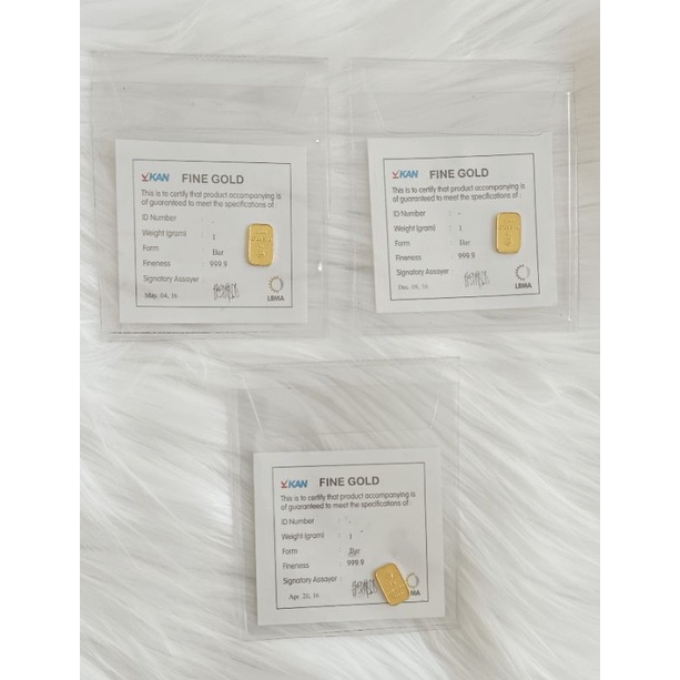 Logam Mulia, Emas 24k Antam 1 gram kemasan Klasik