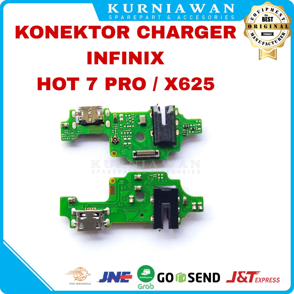 Konektor Charger Infinix Hot 7 Pro x625 Pcb Board Usb Papan Mic