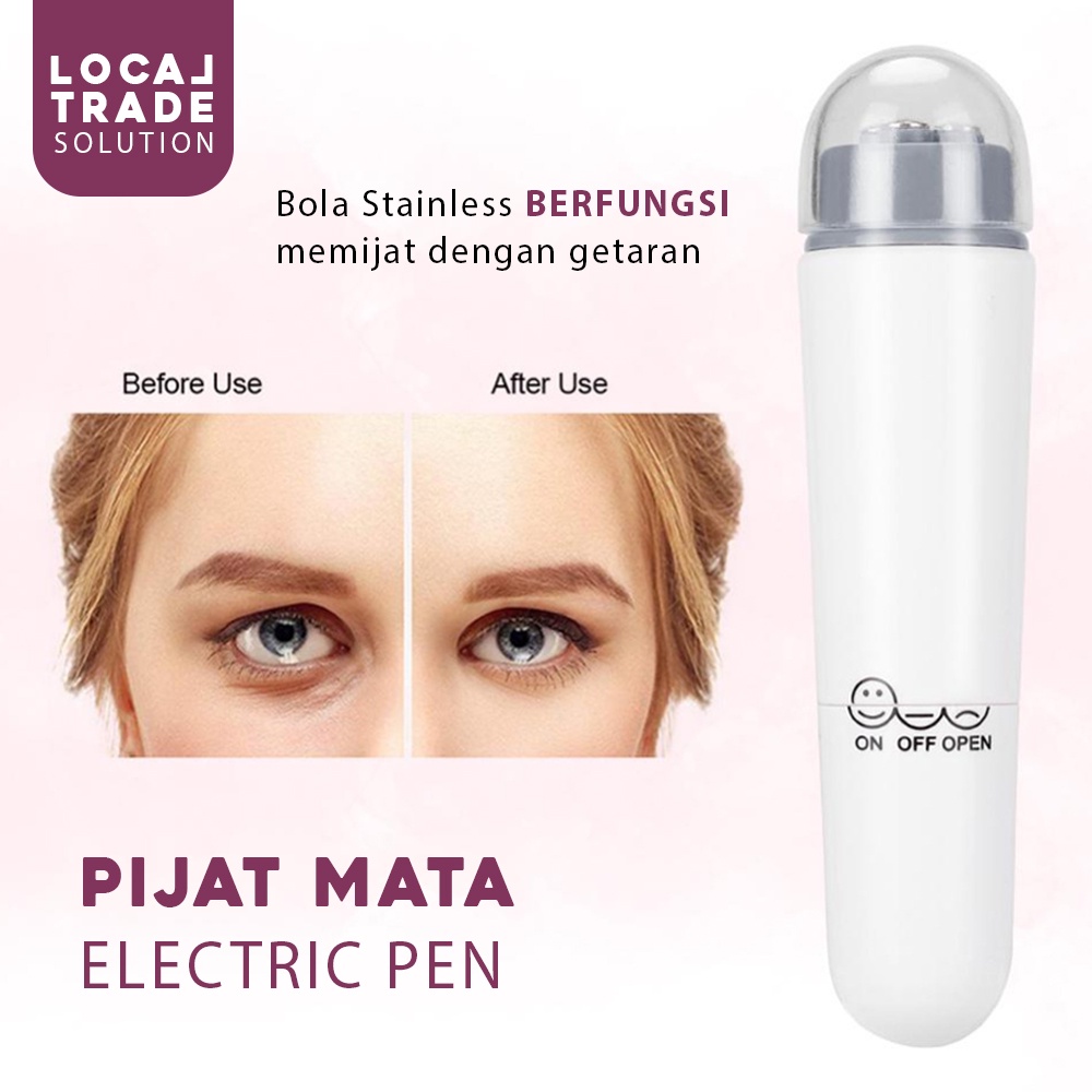 Alat Penghilang Kantung Mata Berkerut Pijat Mata Electric Pen Eye Mini Massager Anti Aging AM8