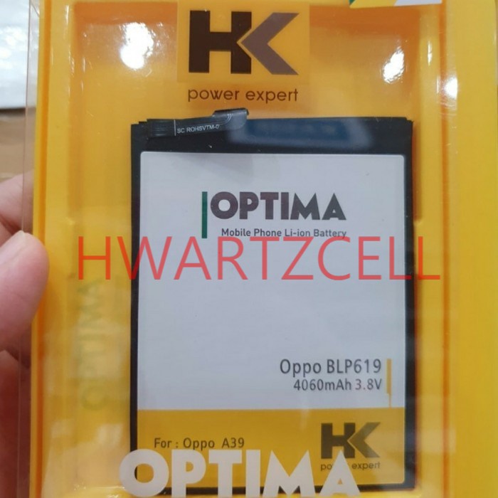 Baterai Batre Battery HK Optima BLP619 Oppo A39 BLP 619 Original