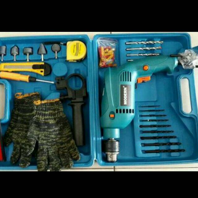 MESIN BOR 1 SET MERK MODERN M2310B