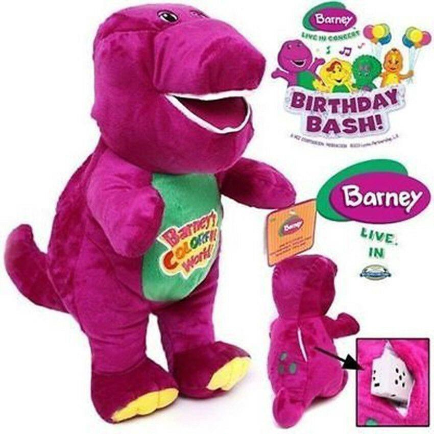 Boneka Barney 30cm Boneka Singing Barney BISA NYANYI I LOVE YOU HADIAH ULANG TAHUN Boneka Beruang Bo