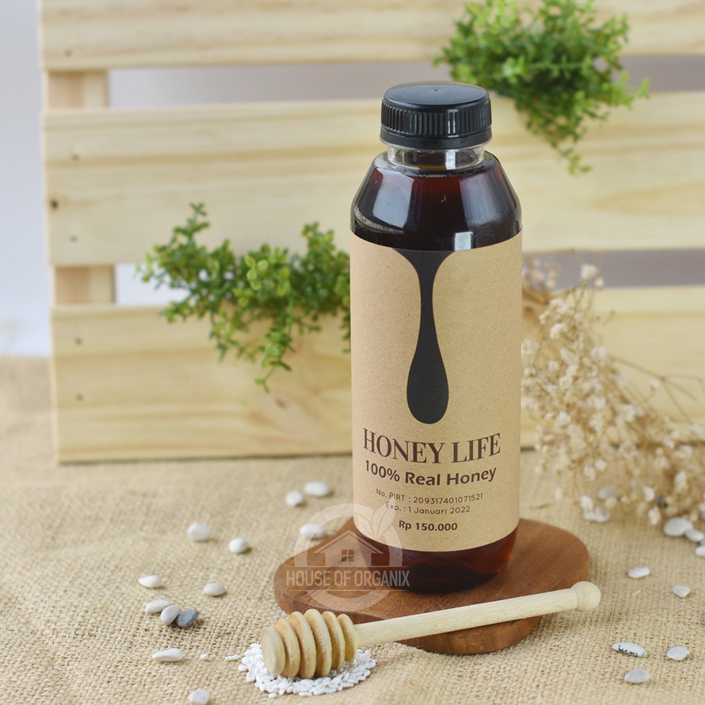 Madu Honey Life Raw Wild Forest Honey - 500 Ml